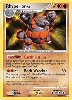 Rhyperior - Diamond & Pearl - #12 - Pokemon TCG card