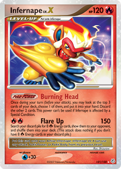 Infernape LV.X #121 Infernape LV.X - Diamond & Pearl - #121 - Pokemon TCG card