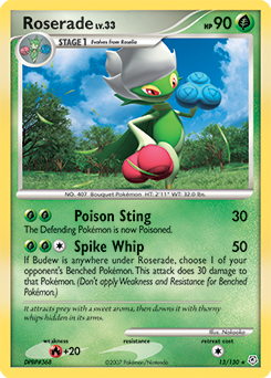 Roserade #13 Roserade - Diamond & Pearl - #13 - Pokemon TCG card