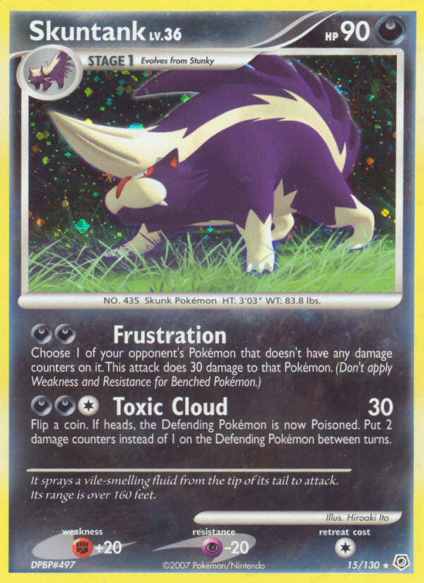 Skuntank - Diamond & Pearl - #15 - Pokemon TCG card