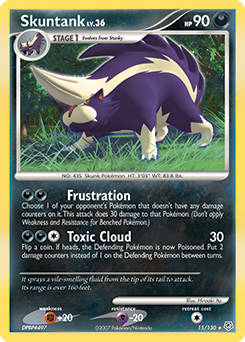 Skuntank #15 Skuntank - Diamond & Pearl - #15 - Pokemon TCG card