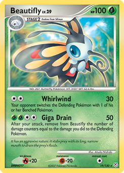 Beautifly #19 Beautifly - Diamond & Pearl - #19 - Pokemon TCG card