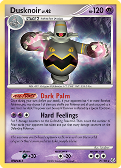 Dusknoir #2 Dusknoir - Diamond & Pearl - #2 - Pokemon TCG card