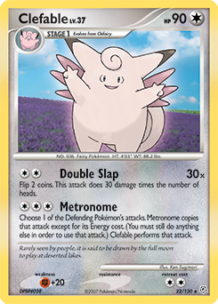 Clefable - Diamond & Pearl - #22 - Pokemon TCG card