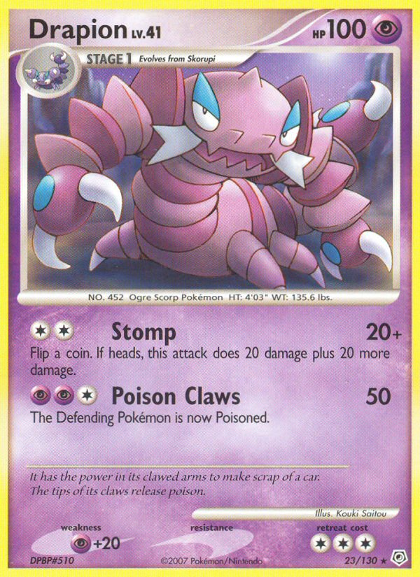 Drapion - Diamond & Pearl - #23 - Pokemon TCG card