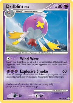 Drifblim #24 Drifblim - Diamond & Pearl - #24 - Pokemon TCG card