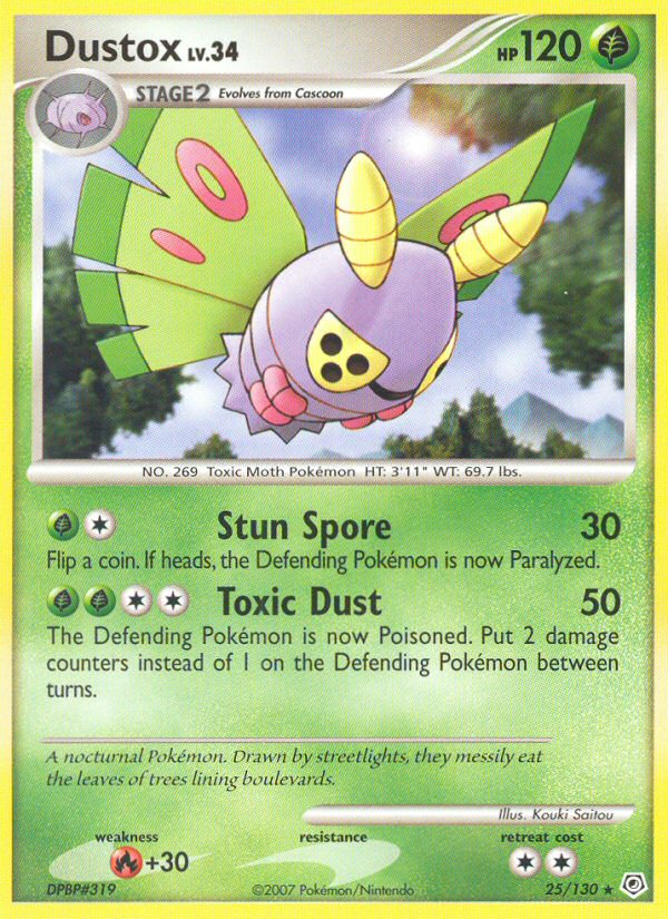 Dustox - Diamond & Pearl - #25 - Pokemon TCG card