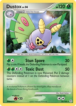 Dustox #25 Dustox - Diamond & Pearl - #25 - Pokemon TCG card