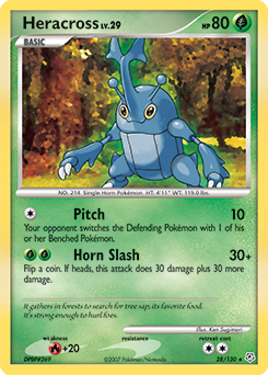 Heracross - Diamond & Pearl - #28 - Pokemon TCG card