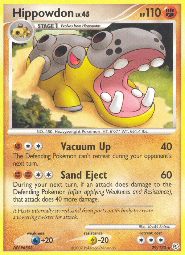 Hippowdon - Diamond & Pearl - #29 - Pokemon TCG card