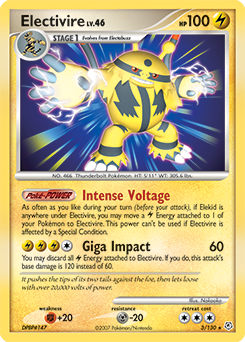Electivire #3 Electivire - Diamond & Pearl - #3 - Pokemon TCG card