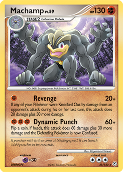 Machamp - Diamond & Pearl - #31 - Pokemon TCG card
