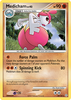 Medicham #32 Medicham - Diamond & Pearl - #32 - Pokemon TCG card