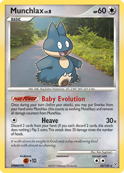 Munchlax #33 Munchlax - Diamond & Pearl - #33 - Pokemon TCG card