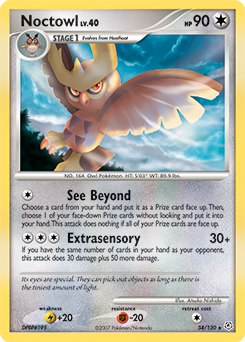 Noctowl #34 Noctowl - Diamond & Pearl - #34 - Pokemon TCG card
