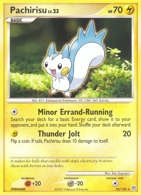 Pachirisu - Diamond & Pearl - #35 - Pokemon TCG card