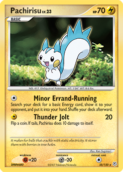 Pachirisu #35 Pachirisu - Diamond & Pearl - #35 - Pokemon TCG card