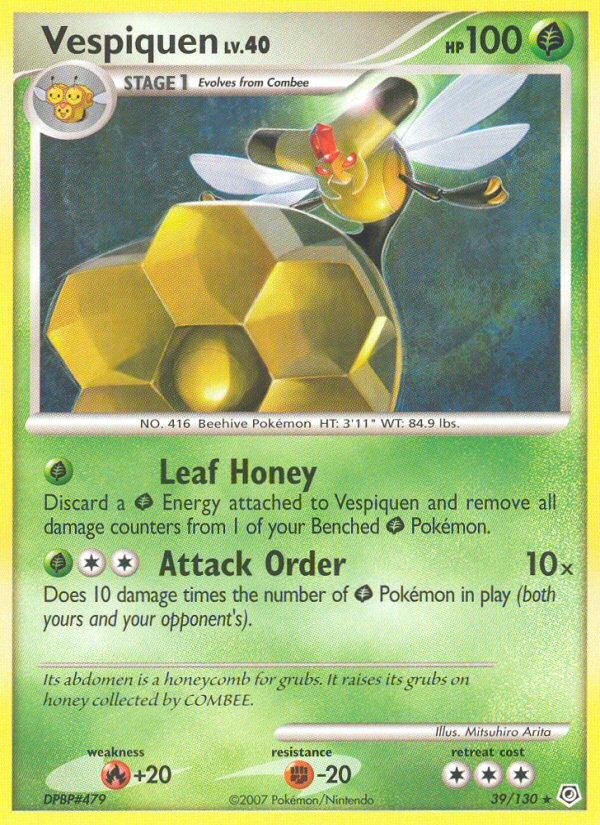 Vespiquen - Diamond & Pearl - #39 - Pokemon TCG card