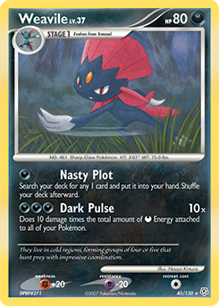 Weavile - Diamond & Pearl - #40 - Pokemon TCG card