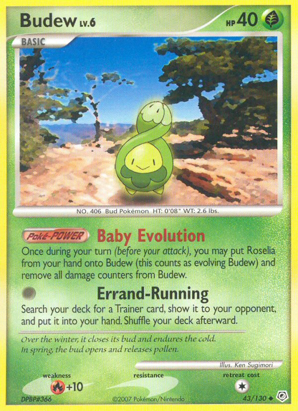 Budew - Diamond & Pearl - #43 - Pokemon TCG card