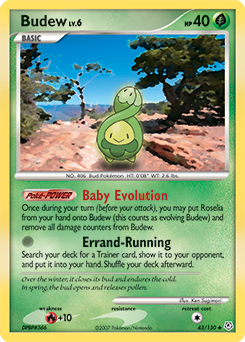 Budew - Diamond & Pearl - #43 - Pokemon TCG card