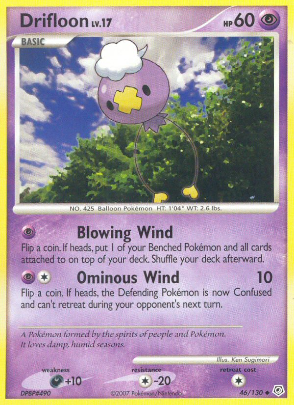 Drifloon - Diamond & Pearl - #46 - Pokemon TCG card