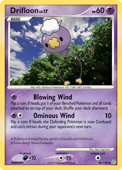 Drifloon #46 Drifloon - Diamond & Pearl - #46 - Pokemon TCG card