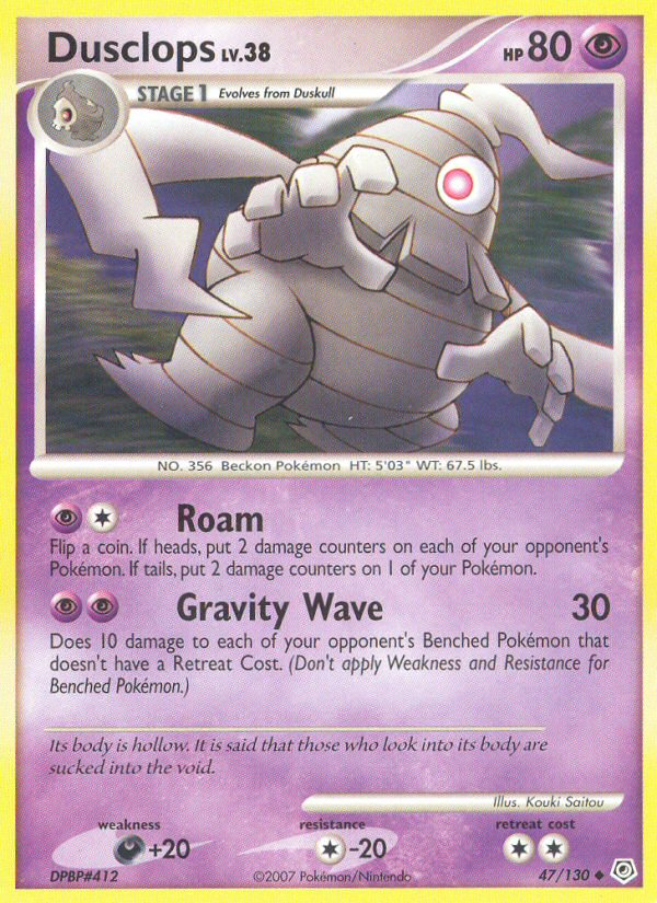 Dusclops - Diamond & Pearl - #47 - Pokemon TCG card
