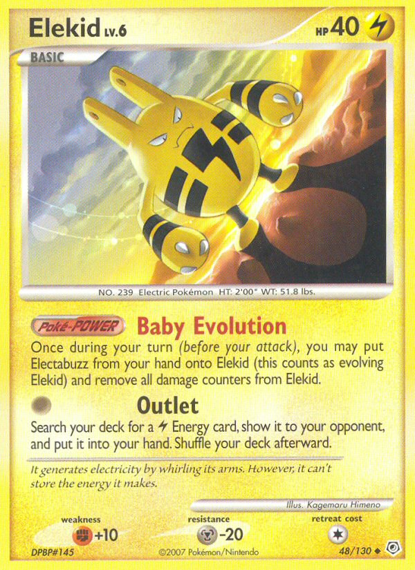Elekid - Diamond & Pearl - #48 - Pokemon TCG card