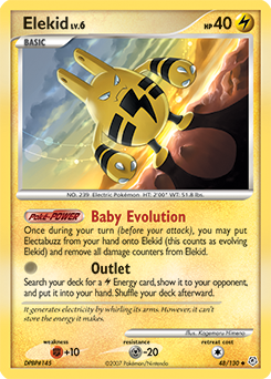 Elekid #48 Elekid - Diamond & Pearl - #48 - Pokemon TCG card