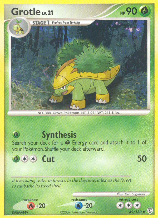 Grotle - Diamond & Pearl - #49 - Pokemon TCG card