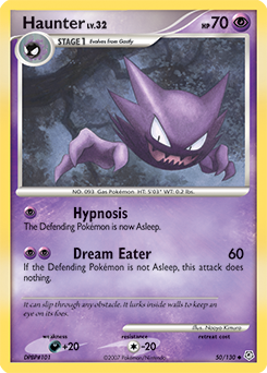Haunter - Diamond & Pearl - #50 - Pokemon TCG card
