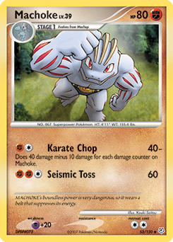 Machoke - Diamond & Pearl - #53 - Pokemon TCG card
