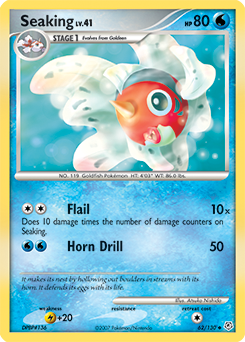 Seaking #62 Seaking - Diamond & Pearl - #62 - Pokemon TCG card
