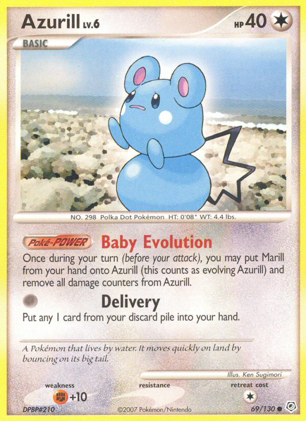 Azurill - Diamond & Pearl - #69 - Pokemon TCG card