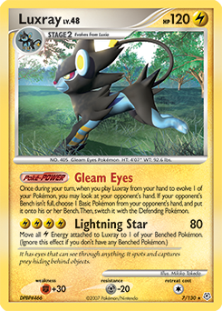 Luxray #7 Luxray - Diamond & Pearl - #7 - Pokemon TCG card