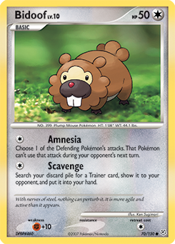 Bidoof #70 Bidoof - Diamond & Pearl - #70 - Pokemon TCG card