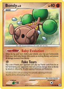 Bonsly #71 Bonsly - Diamond & Pearl - #71 - Pokemon TCG card