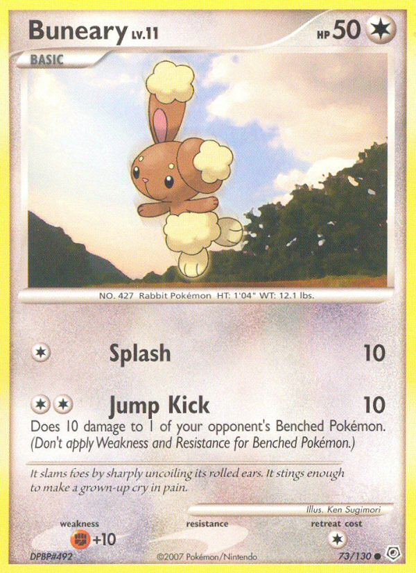 Buneary - Diamond & Pearl - #73 - Pokemon TCG card