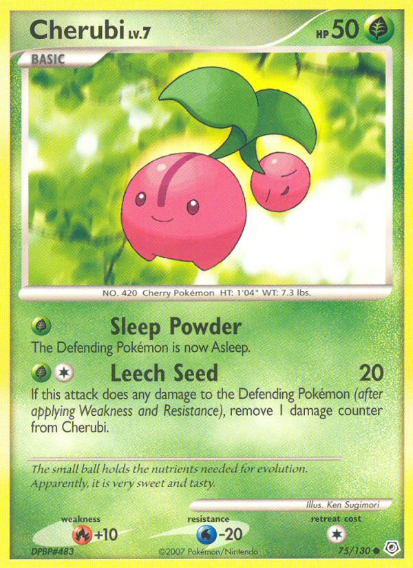 Cherubi - Diamond & Pearl - #75 - Pokemon TCG card