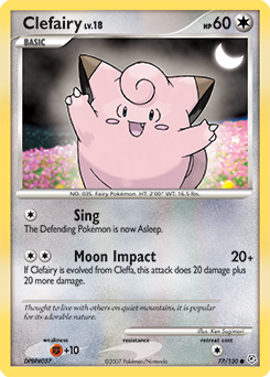 Clefairy - Diamond & Pearl - #77 - Pokemon TCG card