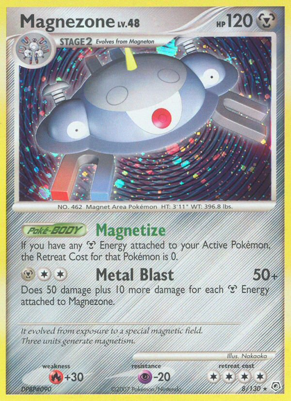Magnezone - Diamond & Pearl - #8 - Pokemon TCG card