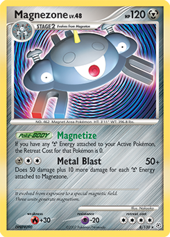 Magnezone #8 Magnezone - Diamond & Pearl - #8 - Pokemon TCG card