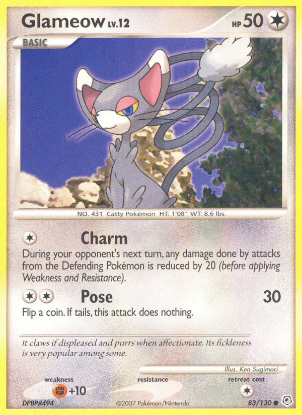 Glameow - Diamond & Pearl - #83 - Pokemon TCG card