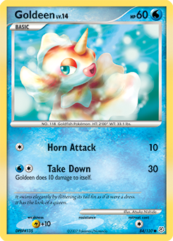 Goldeen #84 Goldeen - Diamond & Pearl - #84 - Pokemon TCG card