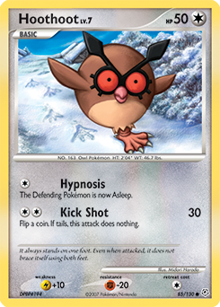 Hoothoot - Diamond & Pearl - #85 - Pokemon TCG card