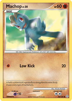 Machop #86 Machop - Diamond & Pearl - #86 - Pokemon TCG card