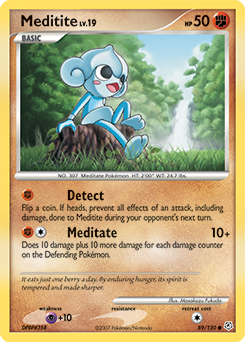 Meditite - Diamond & Pearl - #89 - Pokemon TCG card
