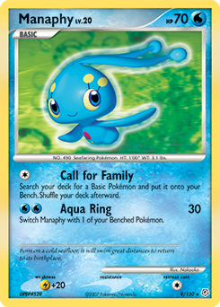 Manaphy - Diamond & Pearl - #9 - Pokemon TCG card