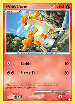 Ponyta #94 Ponyta - Diamond & Pearl - #94 - Pokemon TCG card